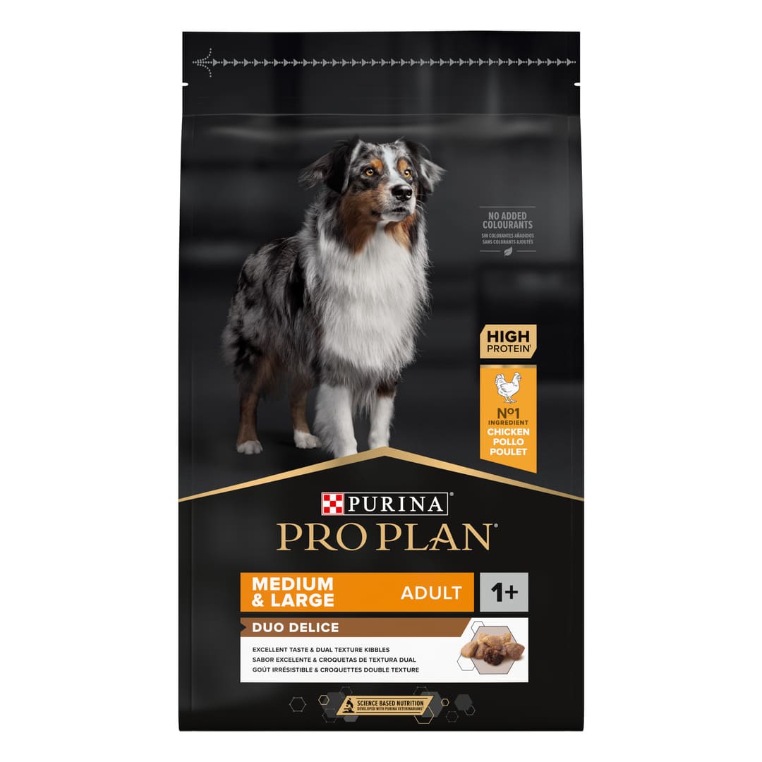 Pro Plan Duo Delice с пиле за кучета средни и големи породи
