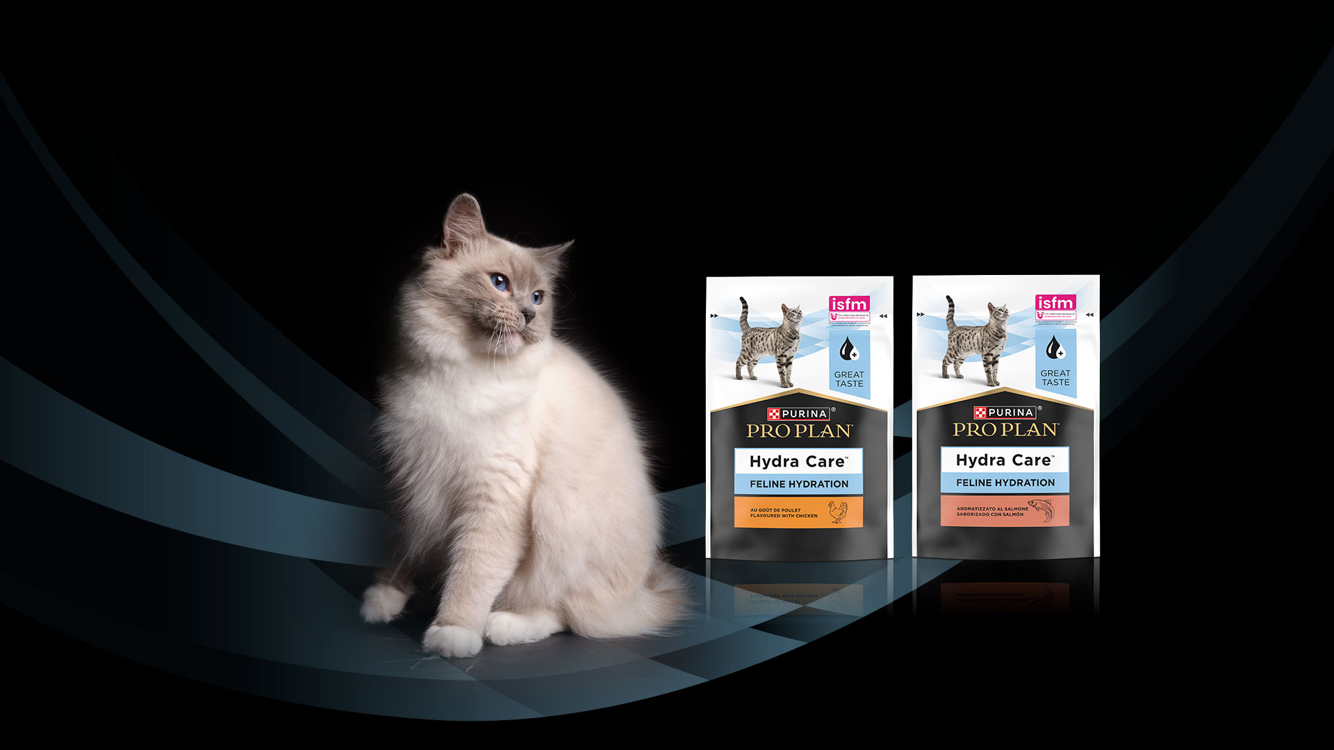 Purina Pro Plan Hydracare cat with food