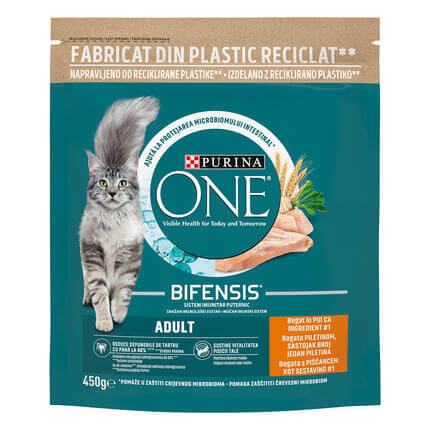 Purina ONE ADULT котки в зряла възраст Пиле и пшеница