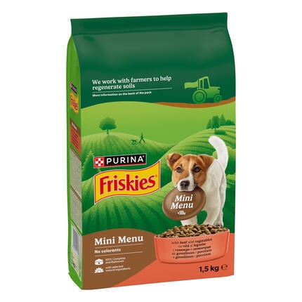 PURINA® Friskies® Mini Menu  с говеждо и зеленчуци
