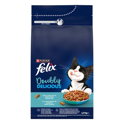Felix® Double Delicious salmon and ocean fish