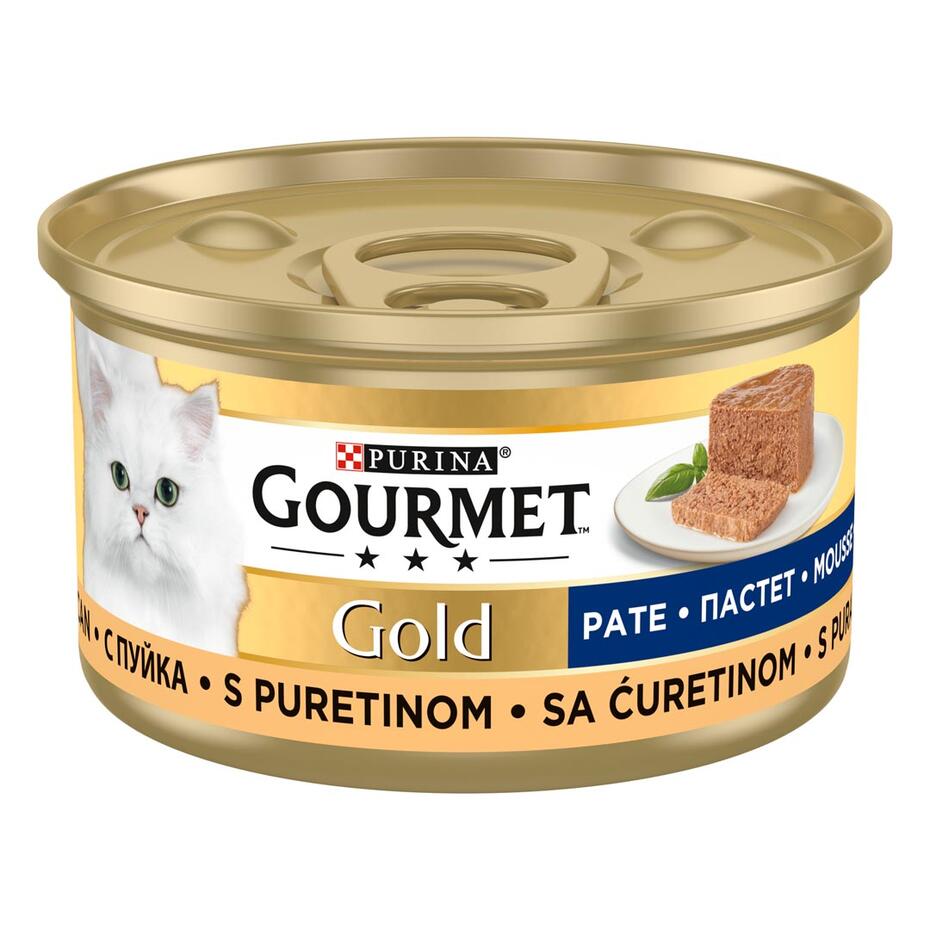 PURINA® GOURMET™ GOLD, Пастет с пуешко месо, мокра храна за котки