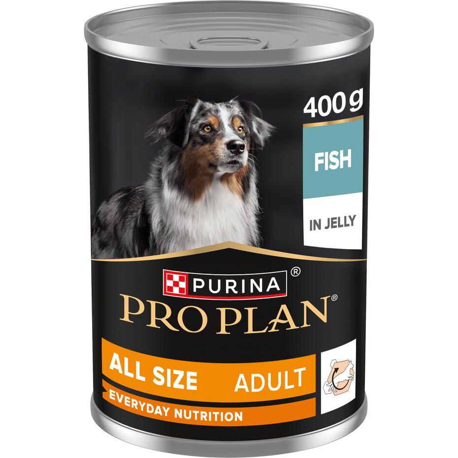 PURINA ® PRO PLAN ® Dog Adult, за кучета в зряла възраст от всички породи, с високо съдържание на риба, 400g