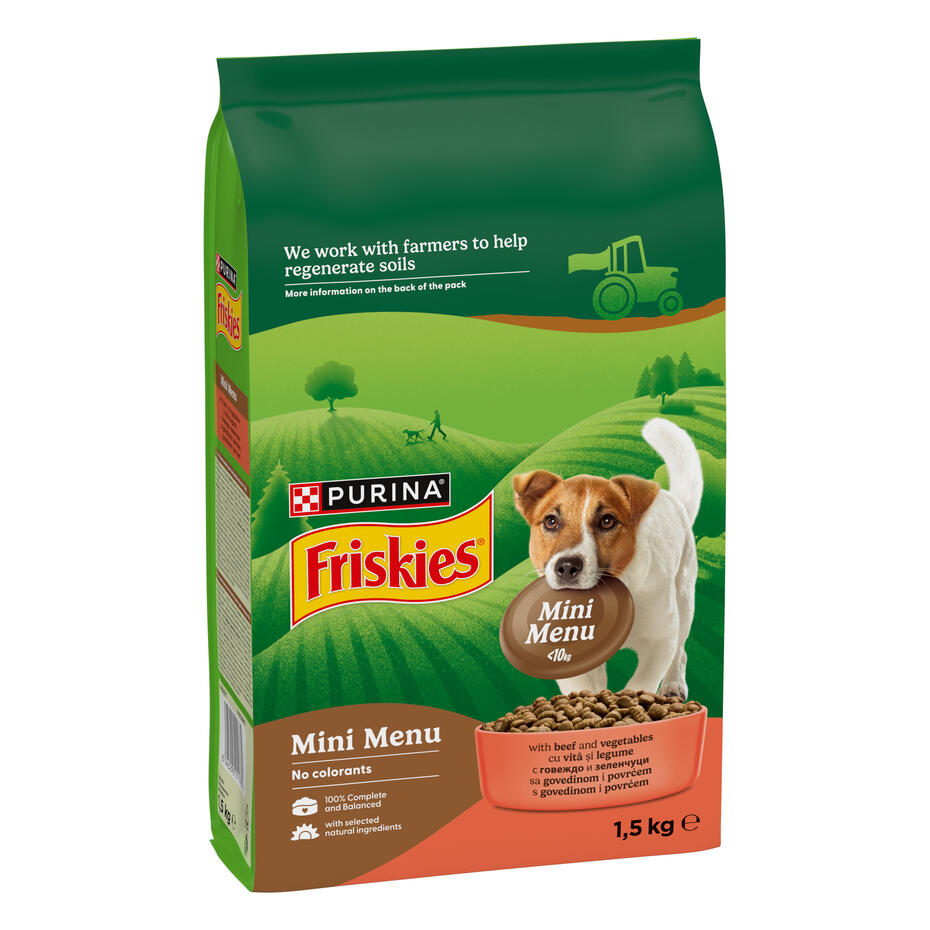 PURINA® Friskies® Mini Menu  с говеждо и зеленчуци