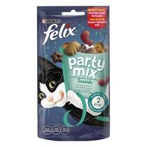 PURINA® FELIX® PARTY MIX Ocean Mix със сьомга, риба Pollock, пъстърва, награди за котки