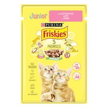 PURINA®FRISKIES® Junior, с пилешко месо в сос, мокра храна за котки