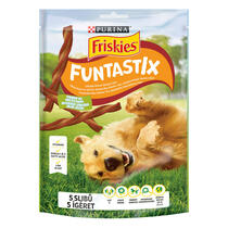 PURINA® FRISKIES® Dog Funtastix Лакомство за кучета в зряла възраст, Бекон и сирене , 180g