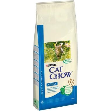 PURINA CAT CHOW Adult, със сьомга, суха храна за котки