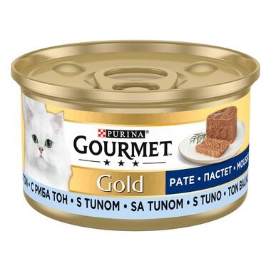 PURINA® GOURMET® GOLD, Пастет с тон, мокра храна за котки