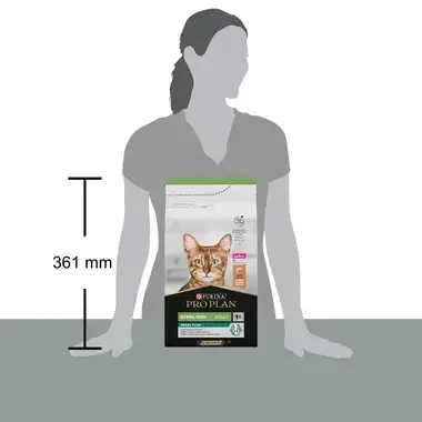 PURINA ® PRO PLAN ® Sterilised Adult 1+ RENAL PLUS, богата на сьомга, суха храна за котки