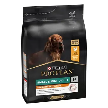 PURINA® PRO PLAN® ADULT Everyday Nutrition, суха храна за малки и много малки на ръст кучета, богата на пилешко месо