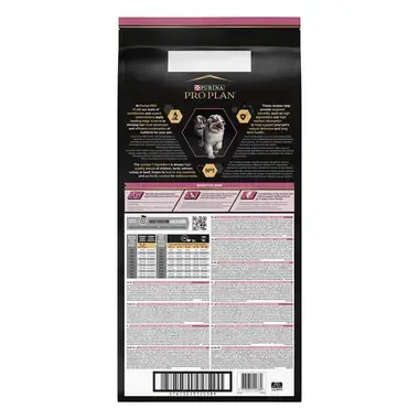 PURINA® PRO PLAN® PUPPY Sensitive Skin, суха храна за средни на ръст кучета, богата на сьомга