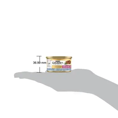 PURINA® GOURMET® GOLD Double Pleasure, с океанска риба и спанак в сос, мокра храна за котки
