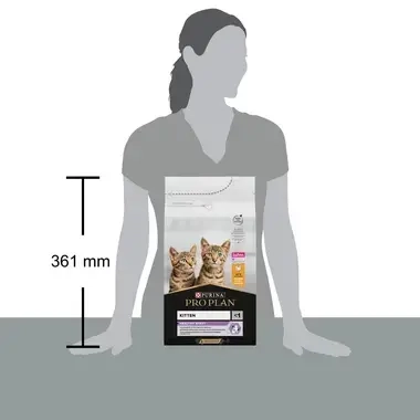 PURINA® PRO PLAN® Kitten HEALTHY START, богата на пилешко месо, суха храна за котета 1-12 месеца