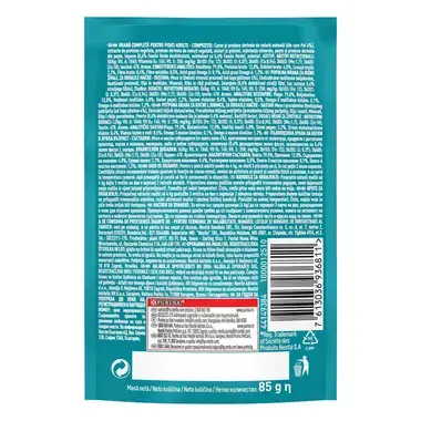 7613036936811 PURINA ONE ADULT, с пилешко месо и зелен фасул, мини филета в сос, мокра храна за котки