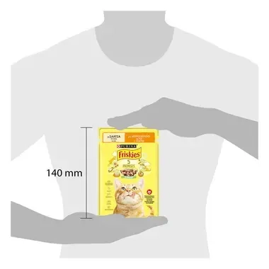 PURINA®FRISKIES® Adult, с пилешко месо в сос, мокра храна за котки