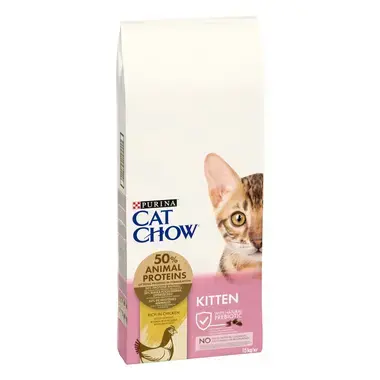 PURINA® CAT CHOW® KITTEN, за малки котенца, Пиле
