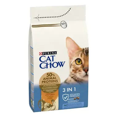 PURINA® CAT CHOW® 3in1 с Naturium™, Пуйка, суха