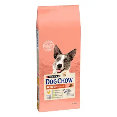 Purina® Dog Chow® Active с Пиле, суха храна за кучета, чувал