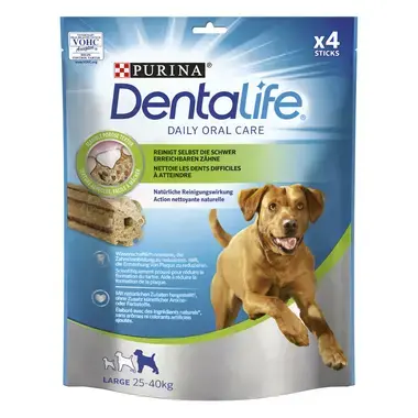 PURINA® DENTALIFE® LARGE, награди за кучета, 142 g