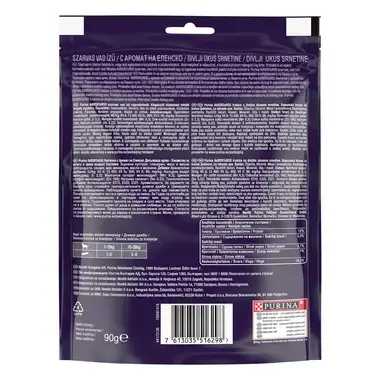 PURINA® ADVENTUROS ® Strips Лакомство за кучета в зряла възраст,Еленско, 90g