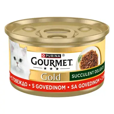 пастет gourmet gold говеждо 85гр