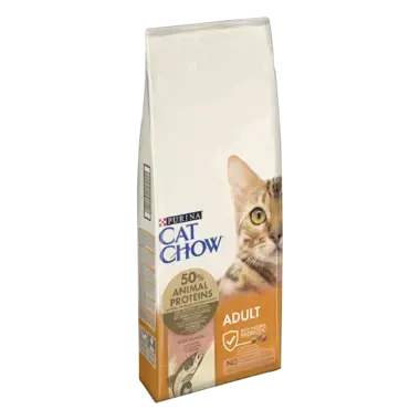 PURINA® CAT CHOW® ADULT, за котки в зряла възраст, Сьомга, 15kg