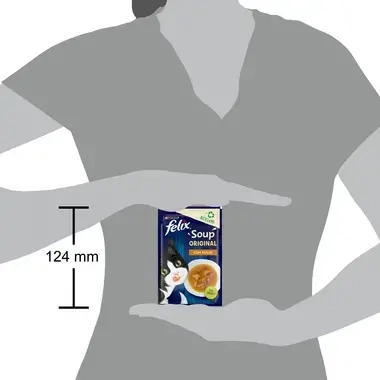 FELIX® Soup Original с пиле – Допълваща храна за котки в зряла възраст