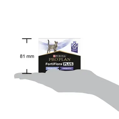PURINA® PRO PLAN® FortiFlora® PLUS PROBIOTIC + PREBIOTIC, Допълваща храна за котки и малки котенца, 30x1.5g