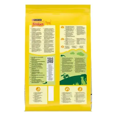 Friskies® Суха храна за котки в зряла възраст с пиле и зеленчуци