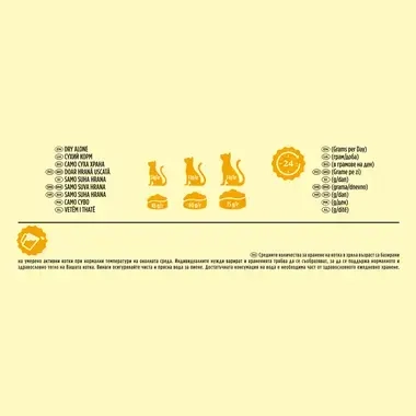 Purina Friskies® Суха храна за котки в зряла възраст със сьомга и зеленчуци 300 g