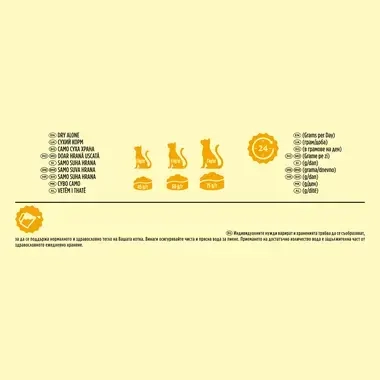 Purina Friskies® Суха храна за котки в зряла възраст с пиле и зеленчуци 300 g