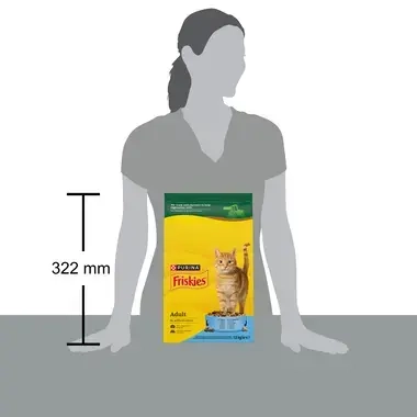 Purina Friskies® суха храна за котки със сьомга и зеленчуци 1.5kg