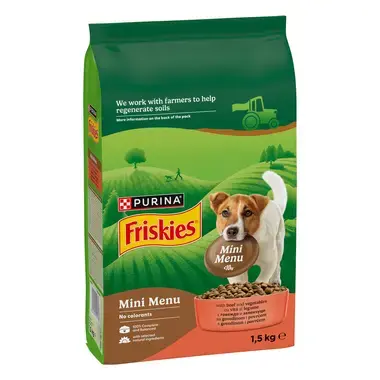 PURINA® Friskies® Mini Menu  с говеждо и зеленчуци