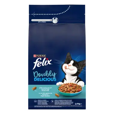 Felix® Double Delicious salmon and ocean fish