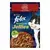 PURINA® FELIX® Sensations, с говеждо месо с домати в желе, мокра храна за котки