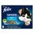 PURINA® FELIX® Fantastic, с тон/сьомга/треска/риба камбалав желе, смесен пакет, мокра храна за котки